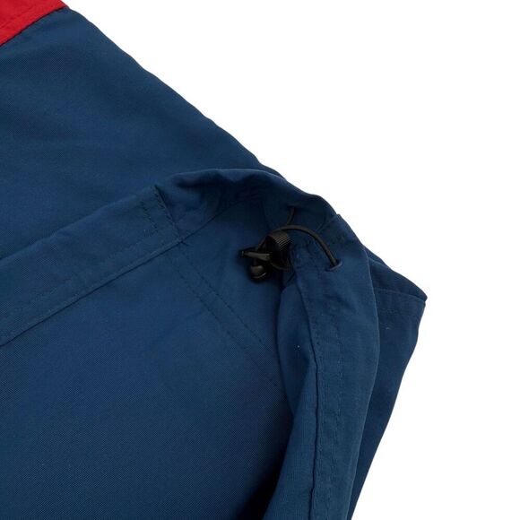 L.L. Bean Men's Mountain Classic Anorak Jacket Blue Red Colorblock Medium Tall - Picture 8 of 11